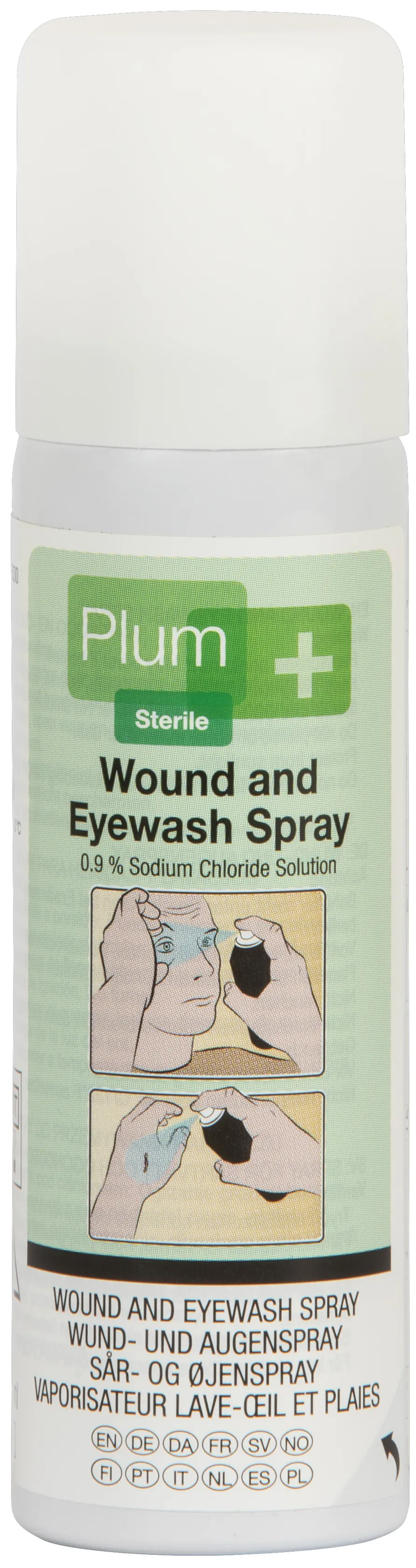 Plum Wound and Eyewash Spray 50 ml (0.9 % Natriumchloridlösu