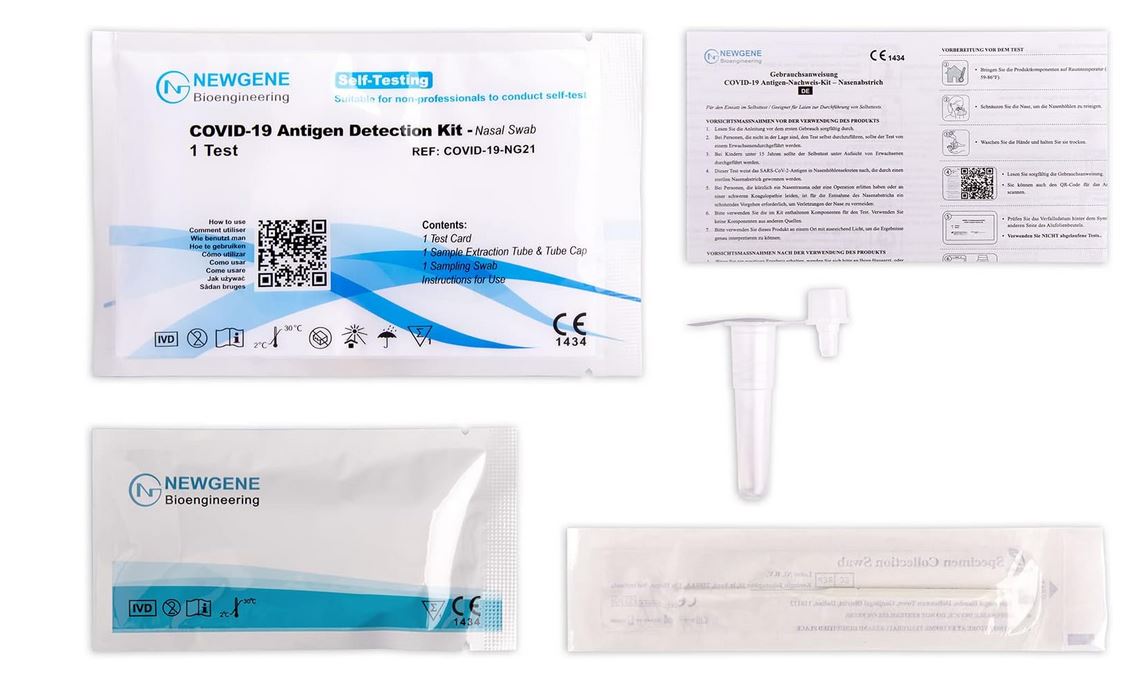 NewGene Antigen Selbsttest mit CE1434