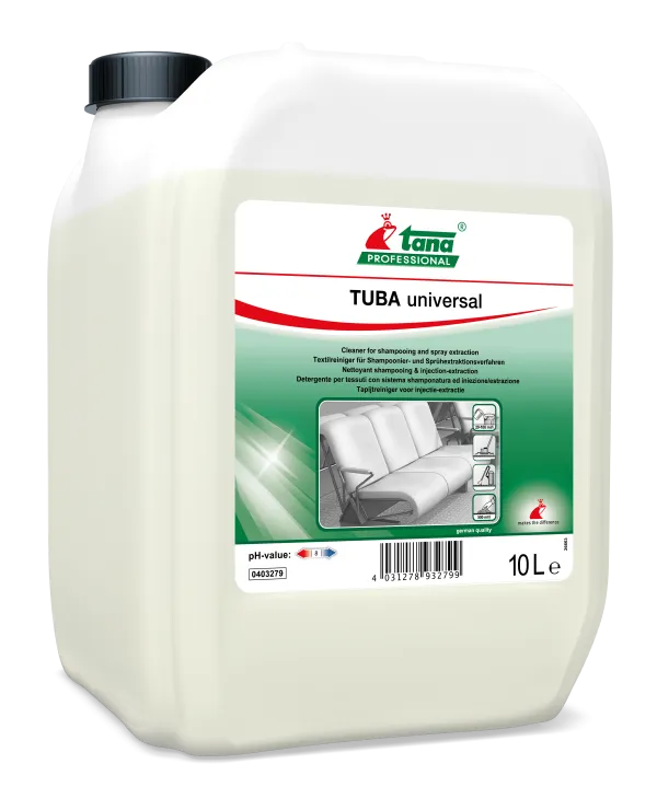 TUBA universal Teppichreiniger für Sprühextraktionen TUBA universal Teppichreiniger für Sprühextraktionen