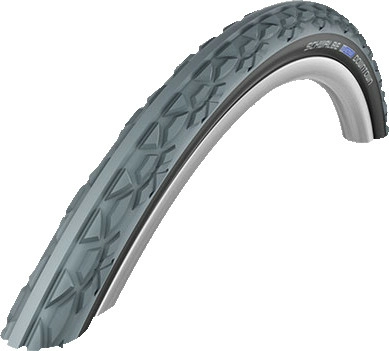 24" x 1" (25-540) Schwalbe Downtown Mantel, grau/schwarz, 10