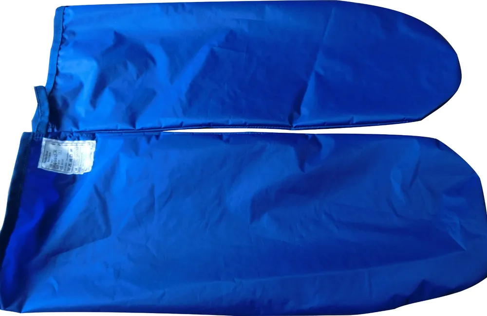 Gleithandschuhe 50 x 20 cm, blau, ein Paar