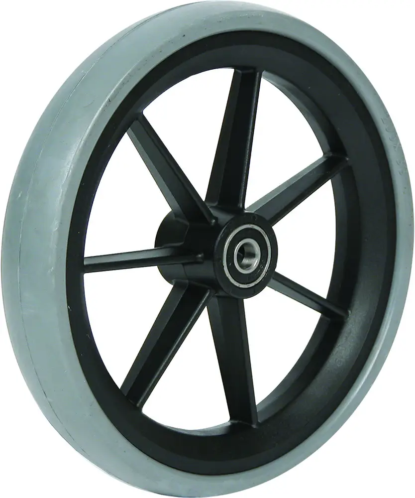 6" Vollgummirad, 150 x 33 mm, flache Lauffläche
