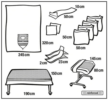 Foliodrape Protect Plus Neurochirurgie-Set II