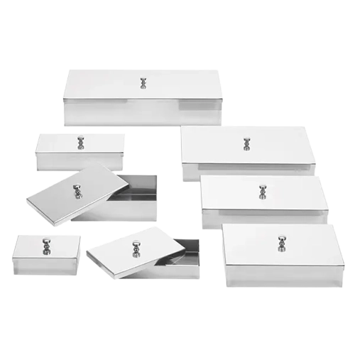 Instrumentenschalen mit Kopfdeckel aus Edelstahl