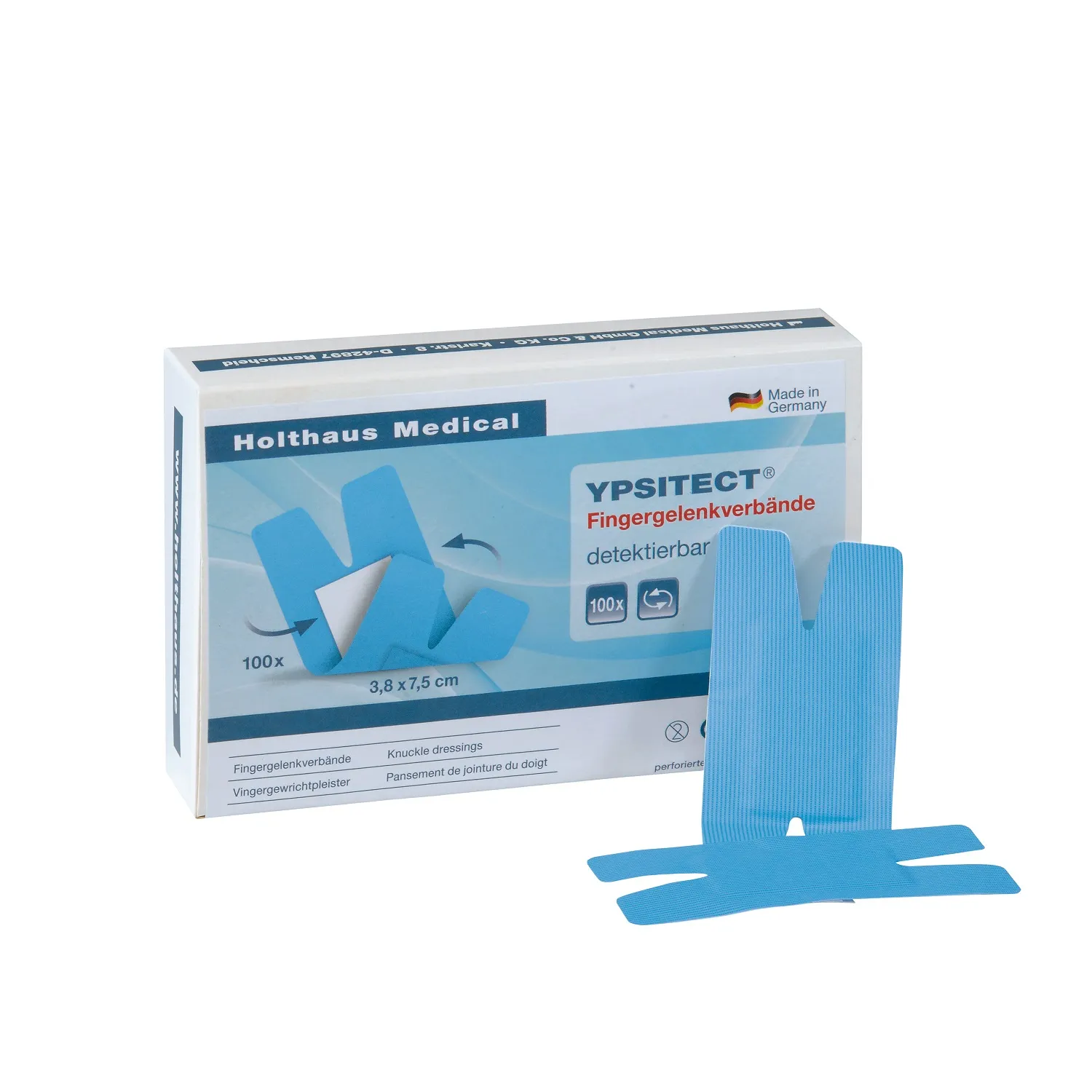 YPSITECT® Fingergelenkverbände 3,8 x 7,5 cm 100 Stück elasti