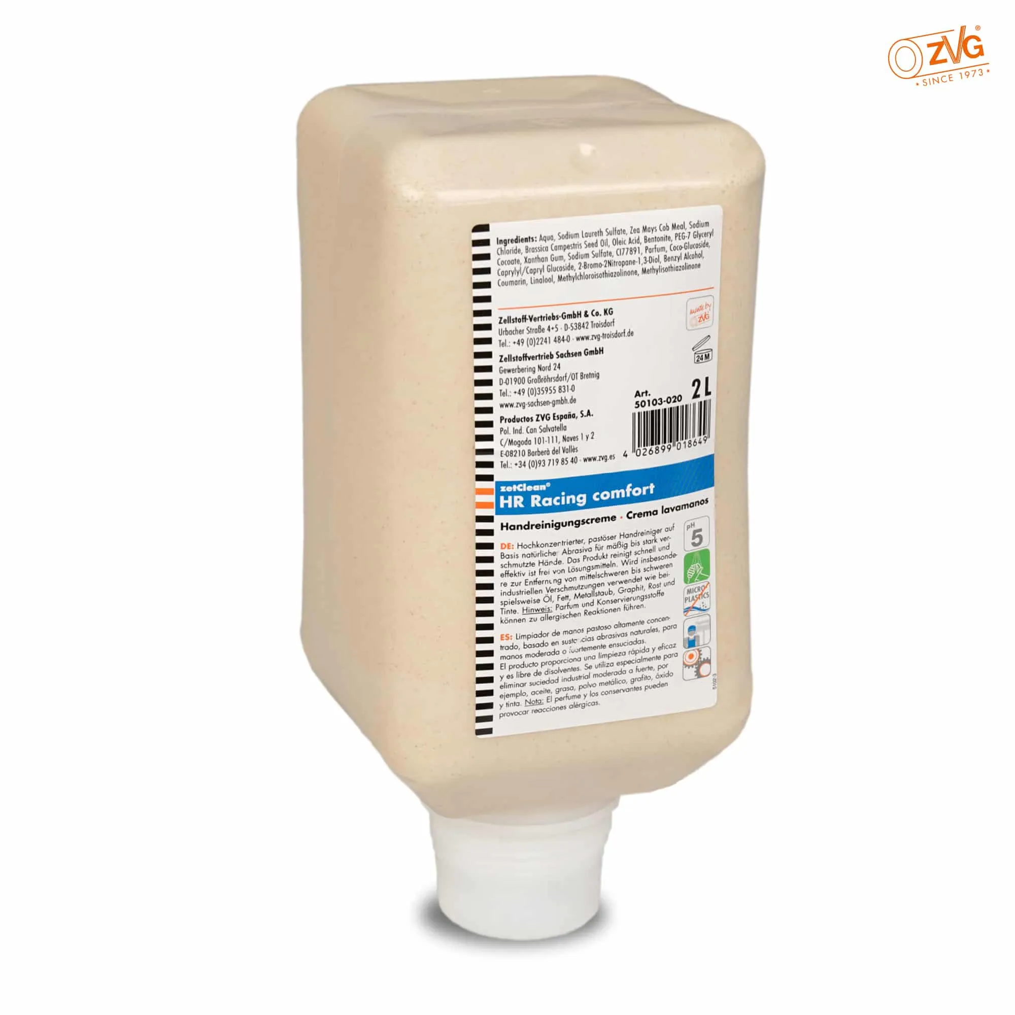 Handreiniger HR Racing comfort 2 l