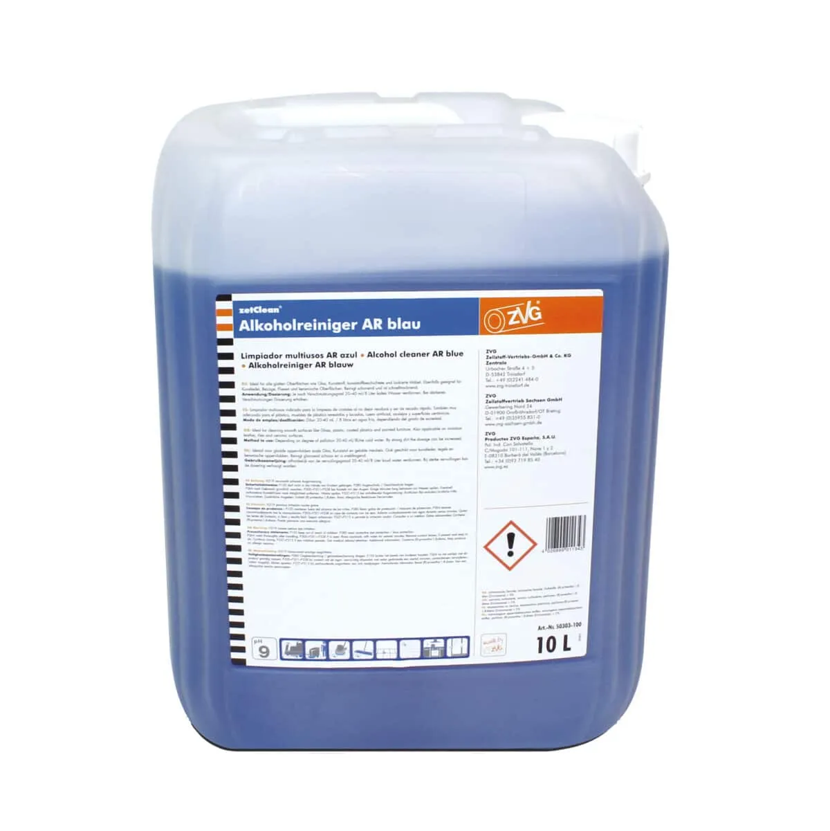 ALKOHOLREINIGER AR BLAU 10l