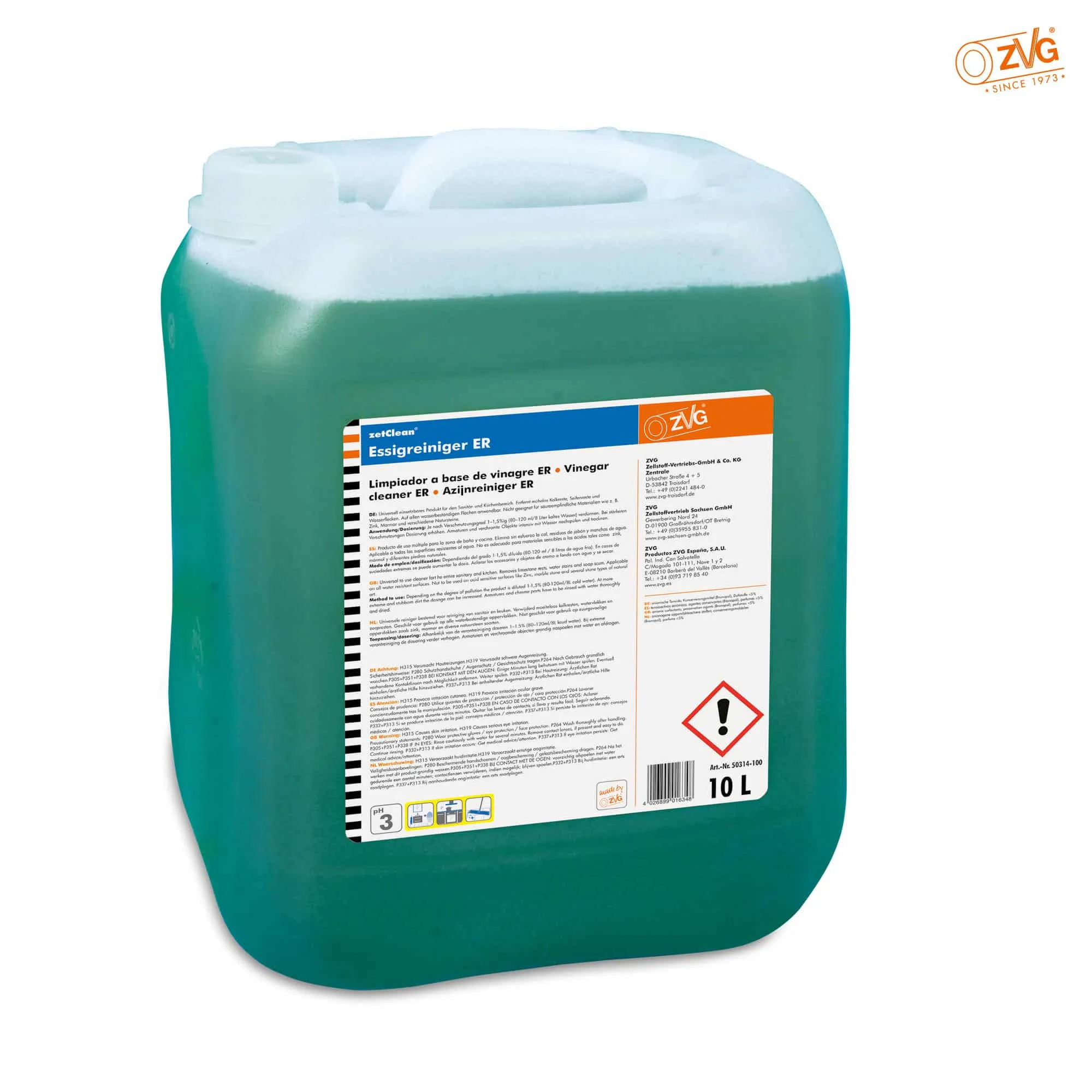 Essigreiniger ER 10 Liter