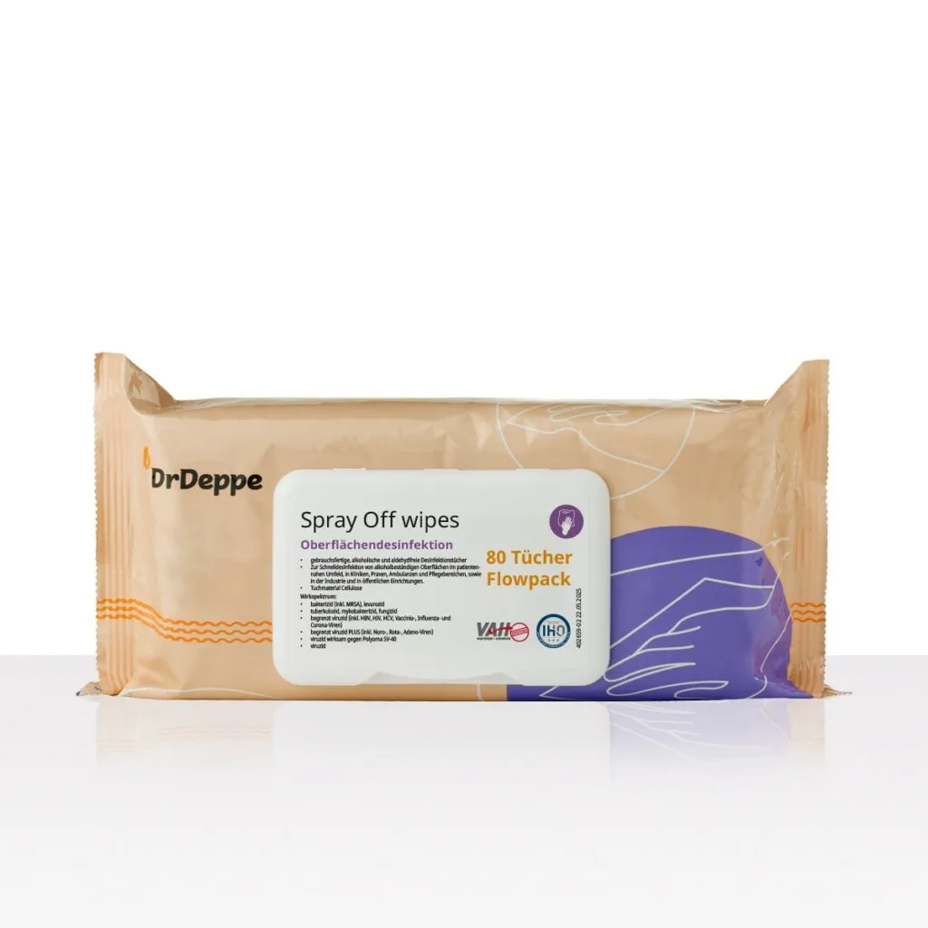 DrDeppe SprayOff wipes - Flowpack 80 Tücher (m. LID) DrDeppe SprayOff wipes - Flowpack 80 Tücher (m. LID)