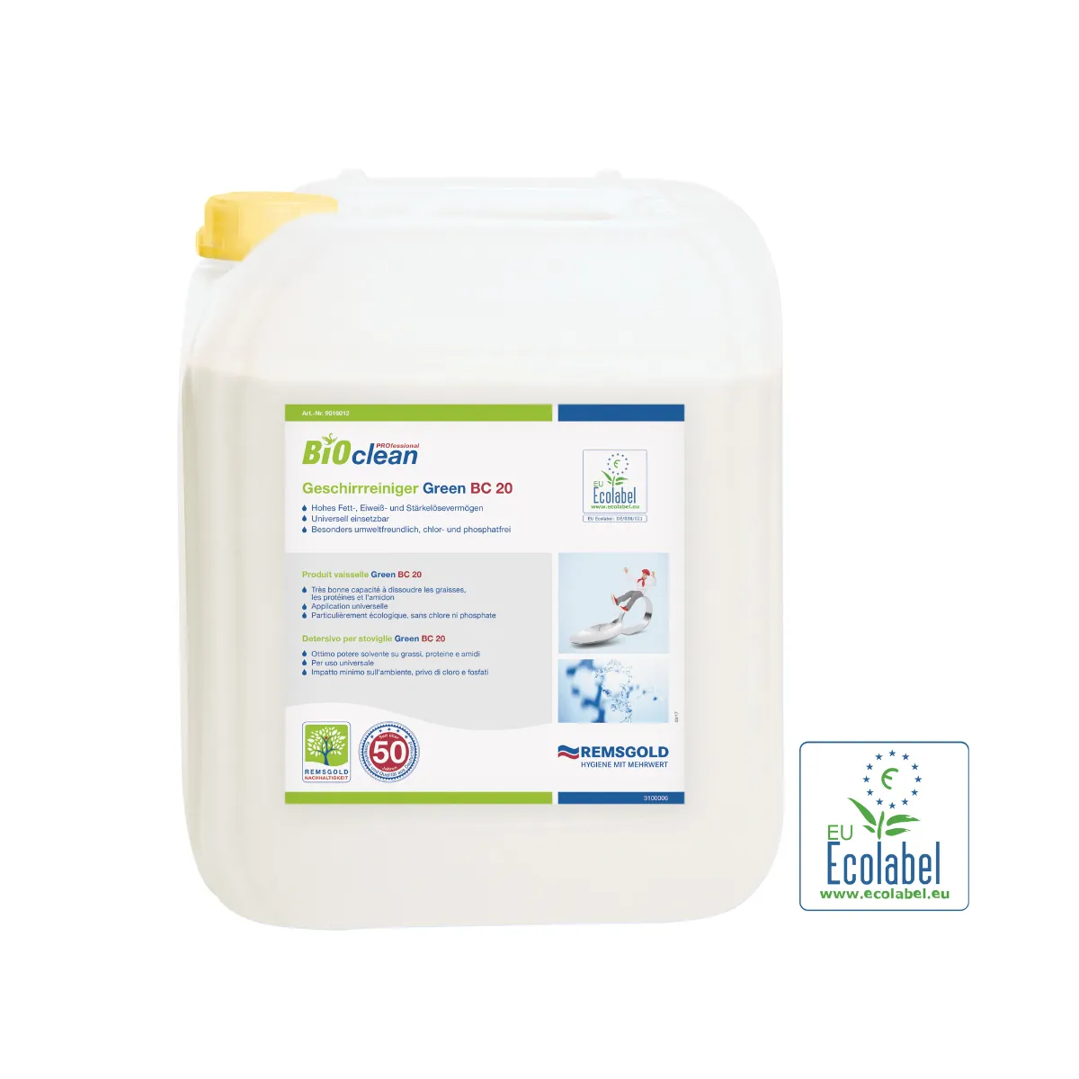 BIOclean Professional Geschirrreiniger Green BC 20 10kg