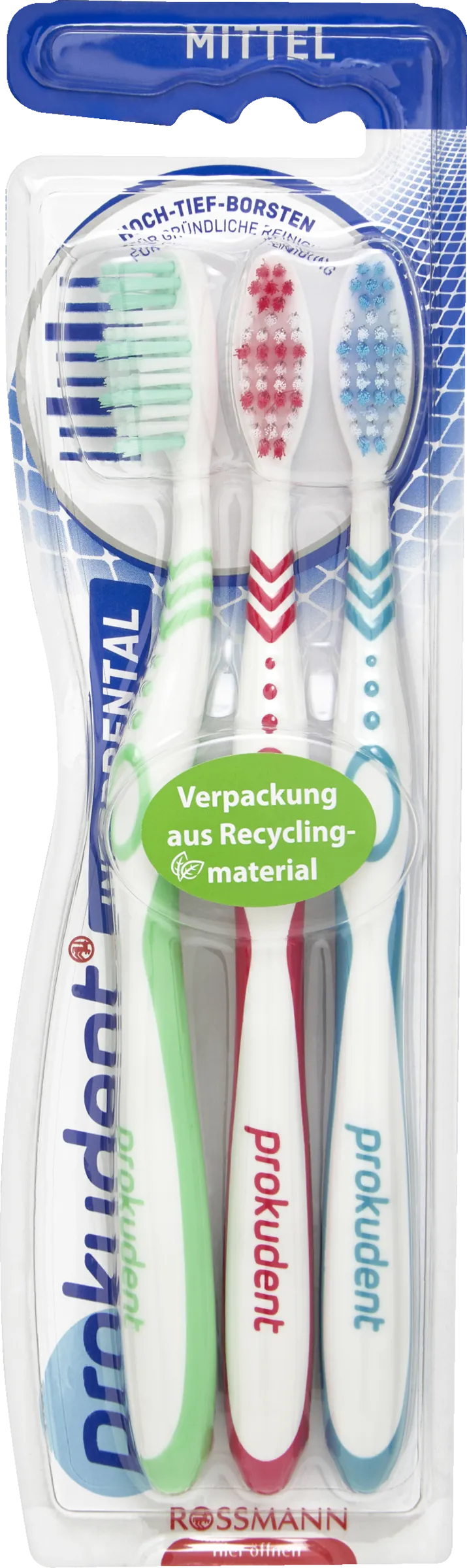 Prokudent interdental Zahnbürste Mittel 3 Stk. Prokudent interdental Zahnbürste Mittel 3 Stk.