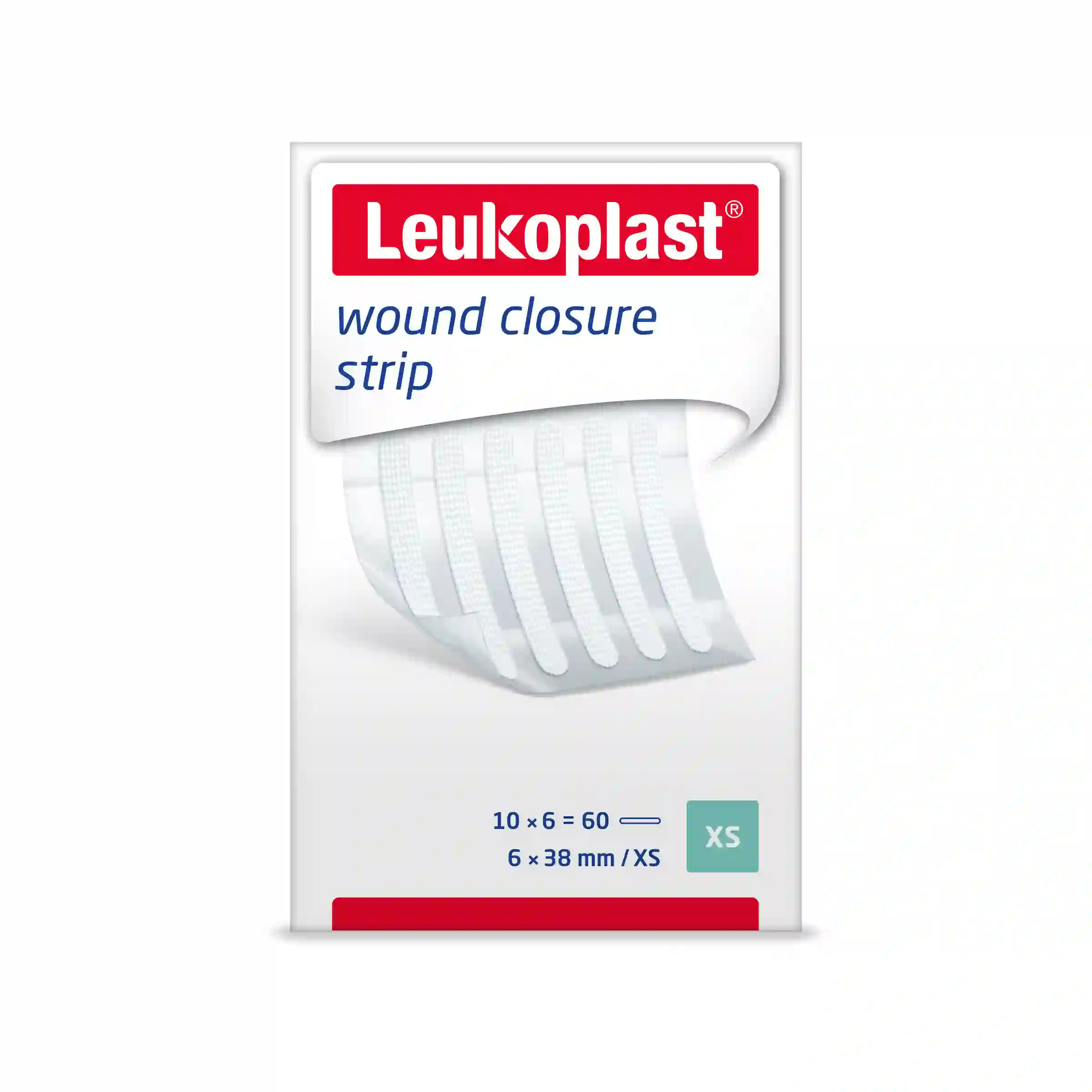 Leukoplast wound closure strip, 10 Peelbeuteln, weiß, steril