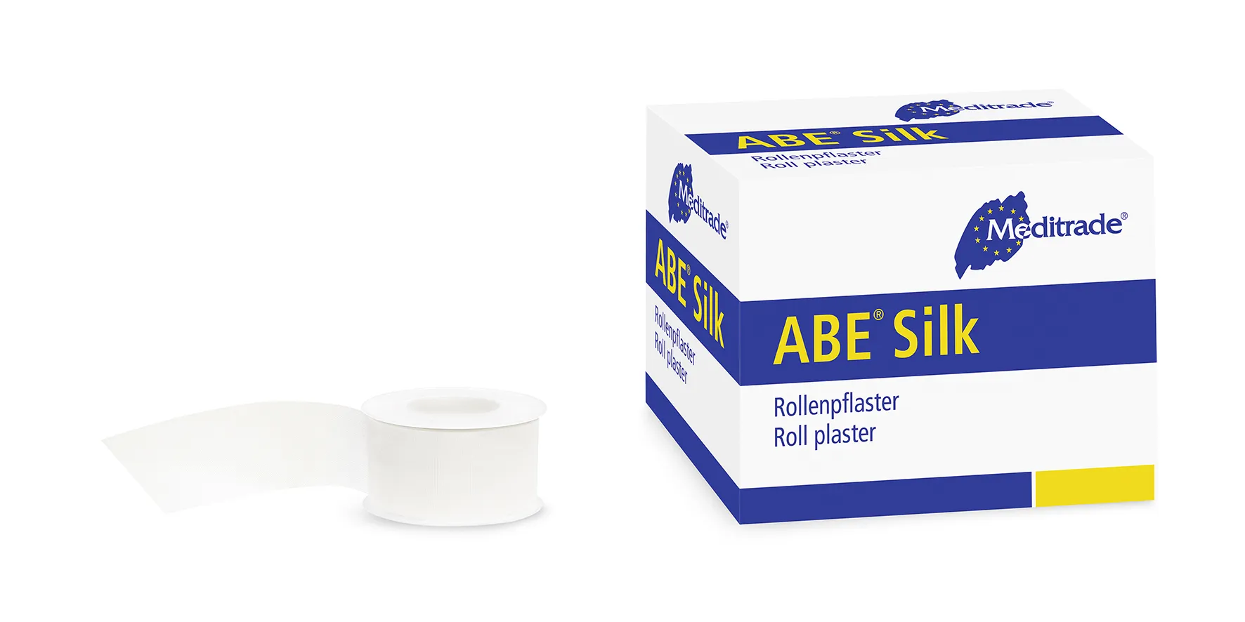 ABE® silk Rollenpflaster, Anstaltpack ohne Schutzring