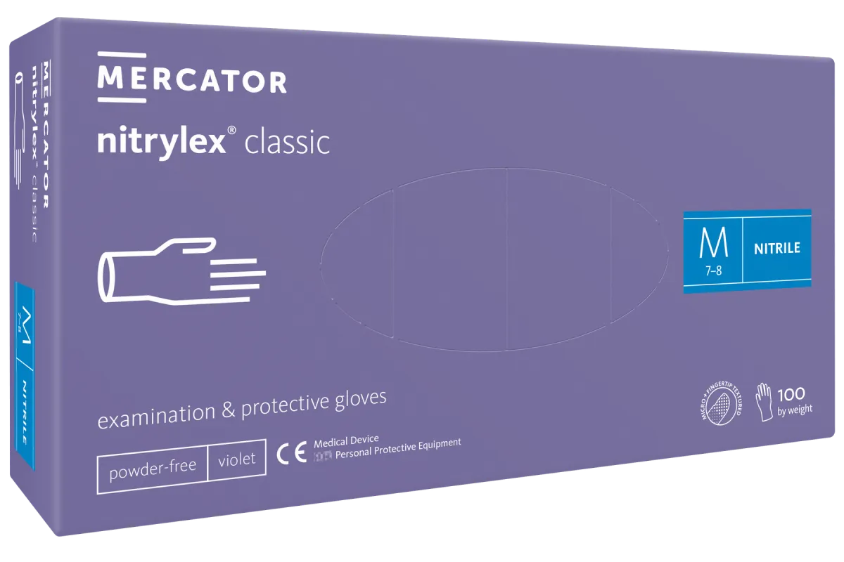 Mercator nitrylex classic violet a100