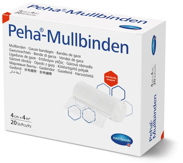 Peha-Mullbinde 12cmx4m cel 20x(P1)