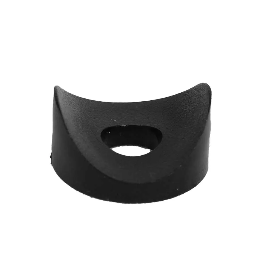 Unterlegscheibe "halbrund" R25.4 schwarz