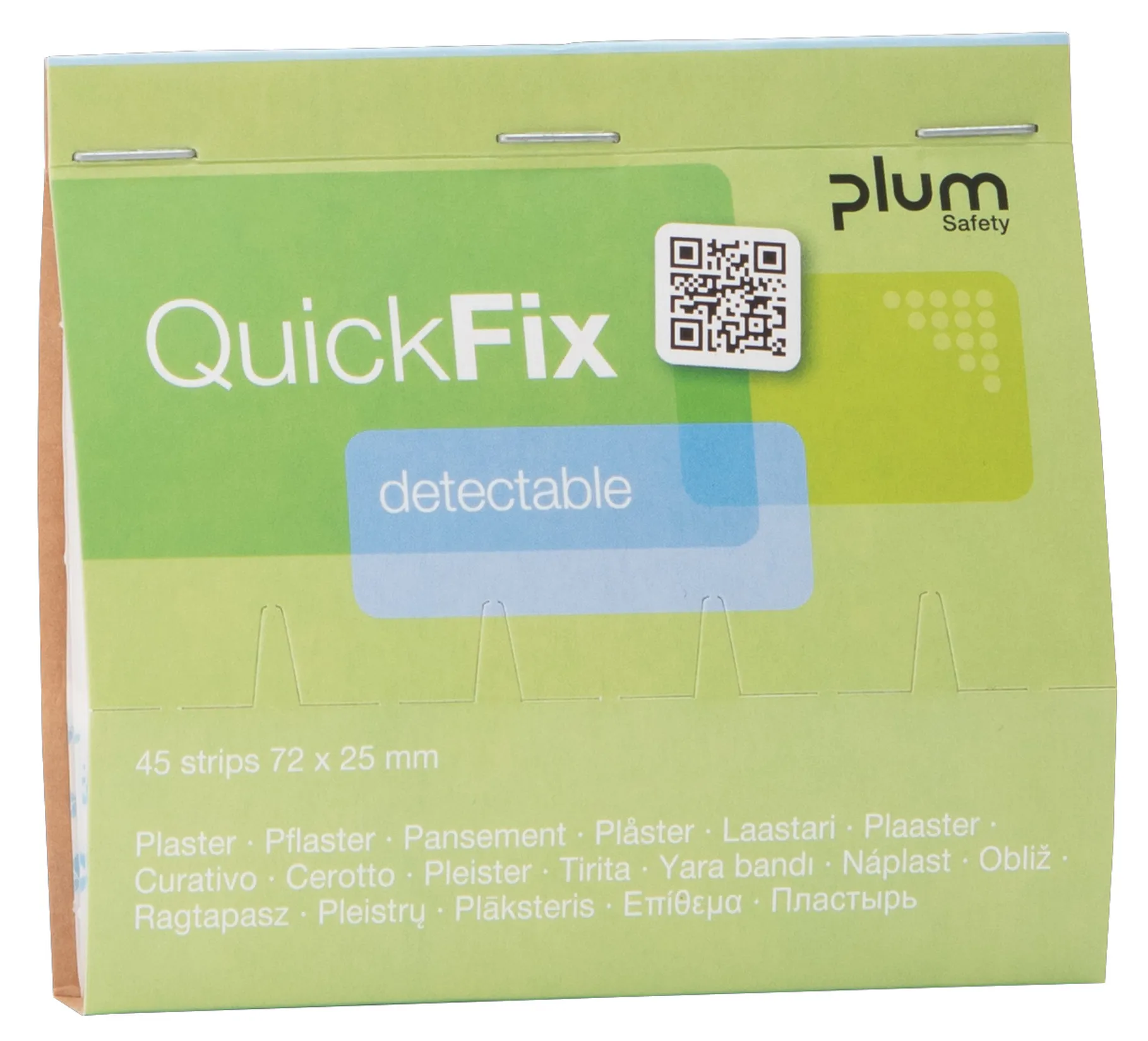 Plum QuickFix Detectable Refill mit 45 Pflasterstrips