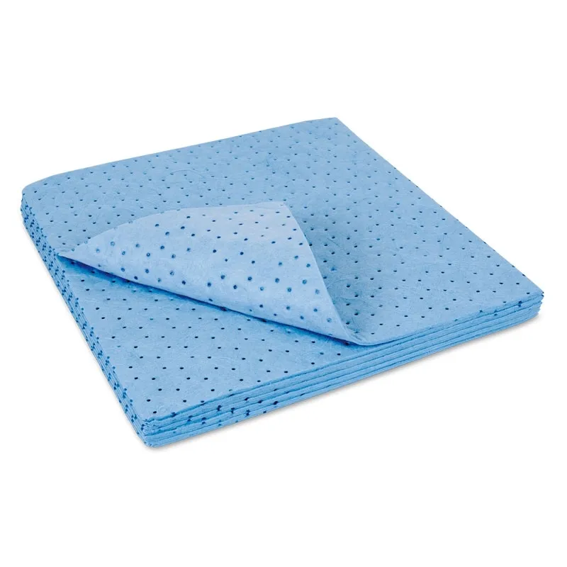 Ölsaugtücher, blau, ca. 40 x 40cm, 100 Tücher (10 x 10)