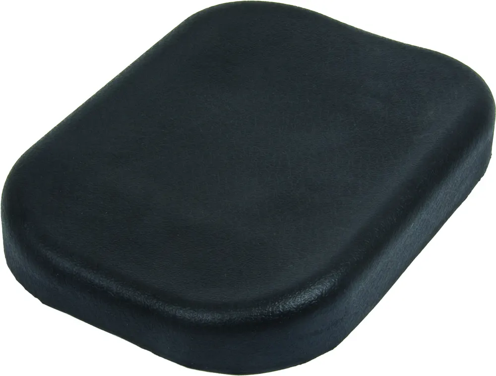 Waden-Platte aus PU, schwarz, 15 x 21 cm