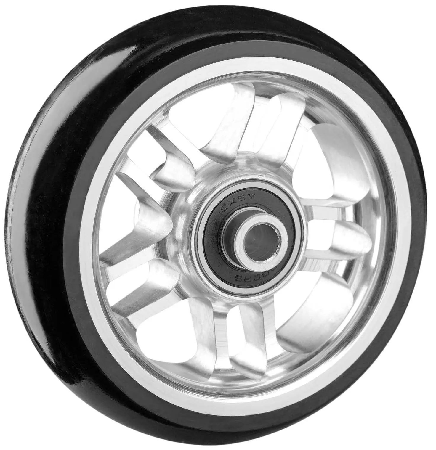 Rad mit Aluminiumfelge, silber 5 Doppelsp.