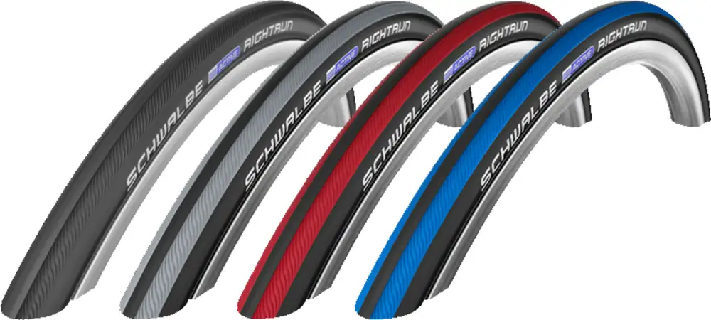 22" x 1" (25-489) Mantel, Schwalbe Rightrun, grau/schwarz