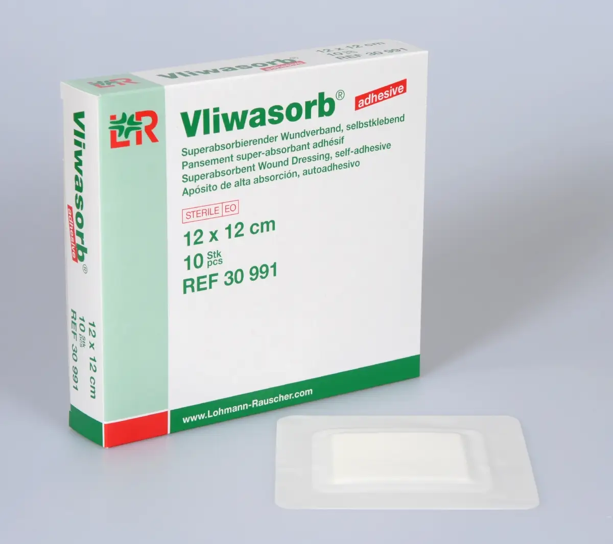 Vliwasorb adhesive Wundverband