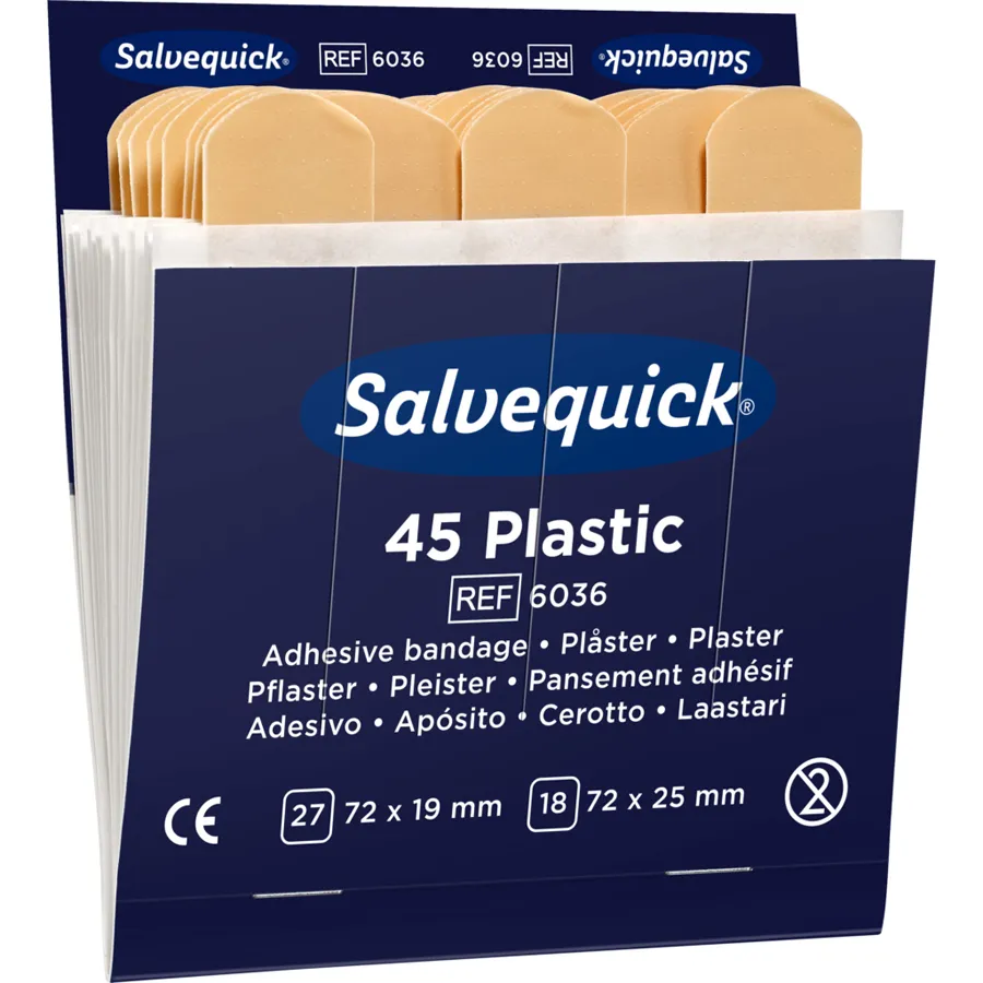 Salvequick wasserabweisende Pflaster Nachfüllpackung