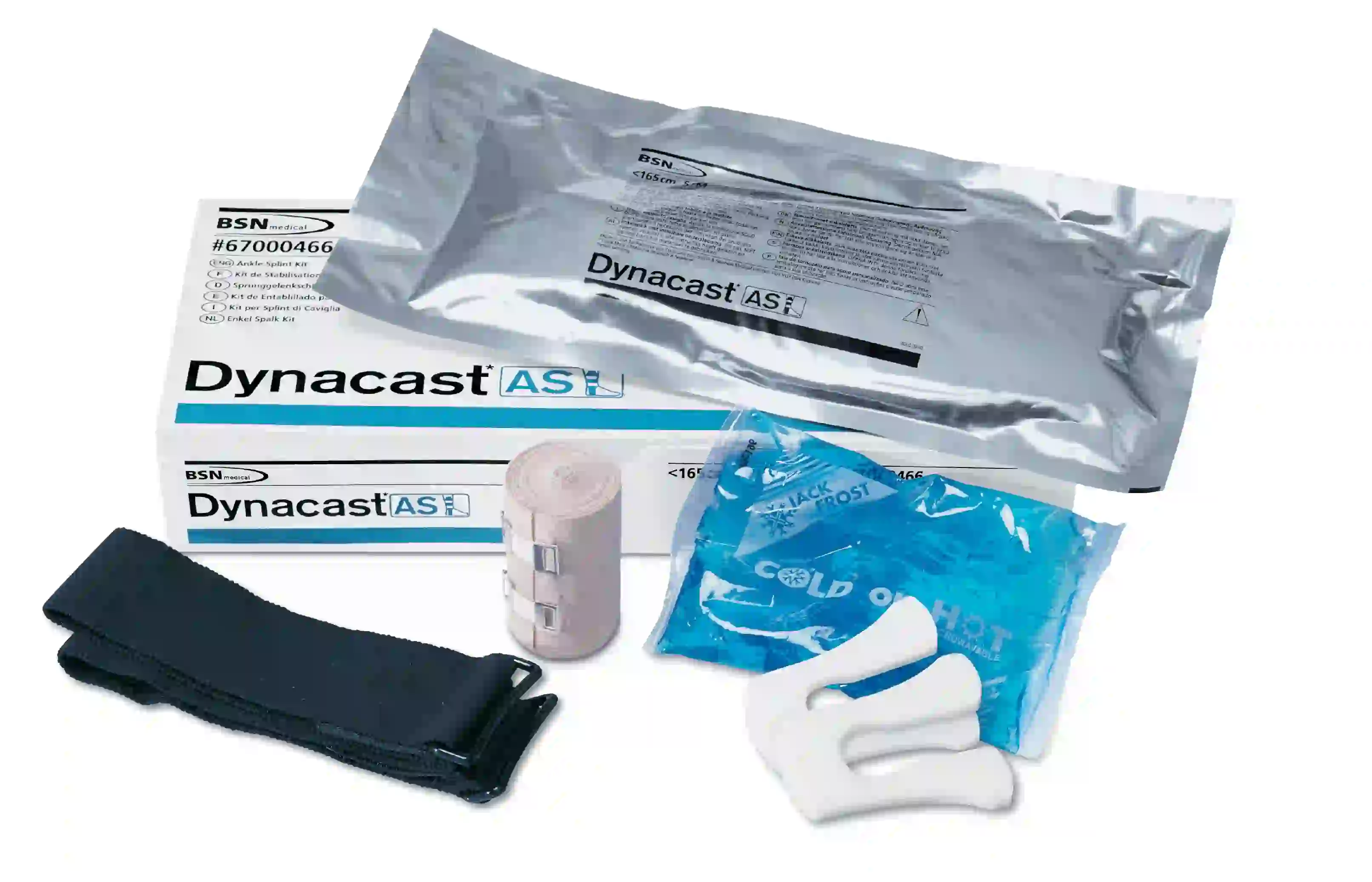 Dynacast ® AS Sprunggelenkschiene S/M Komplettset