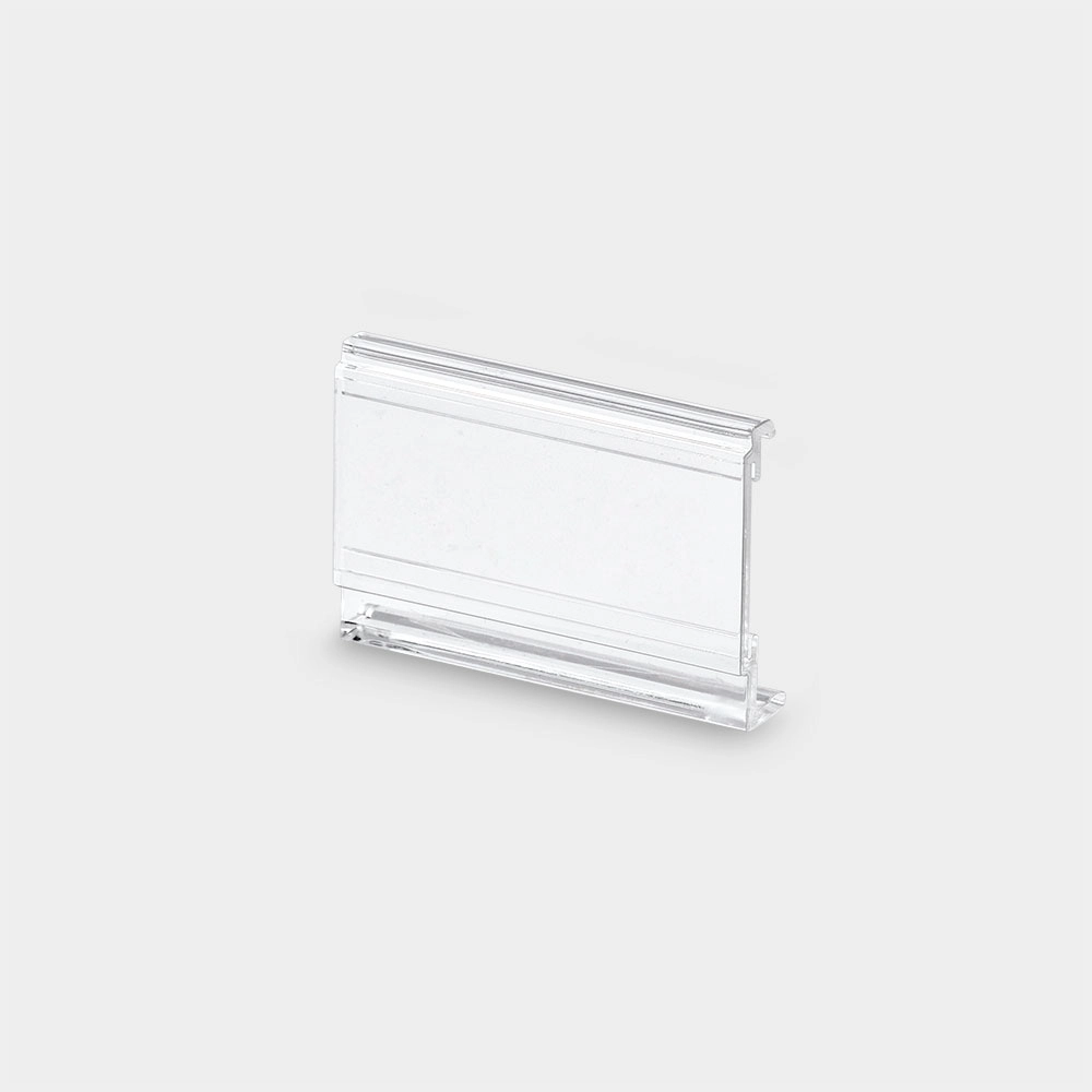 Klemmschild glasklar für Schrankbehälter Klemmschild glasklar für Schrankbehälter