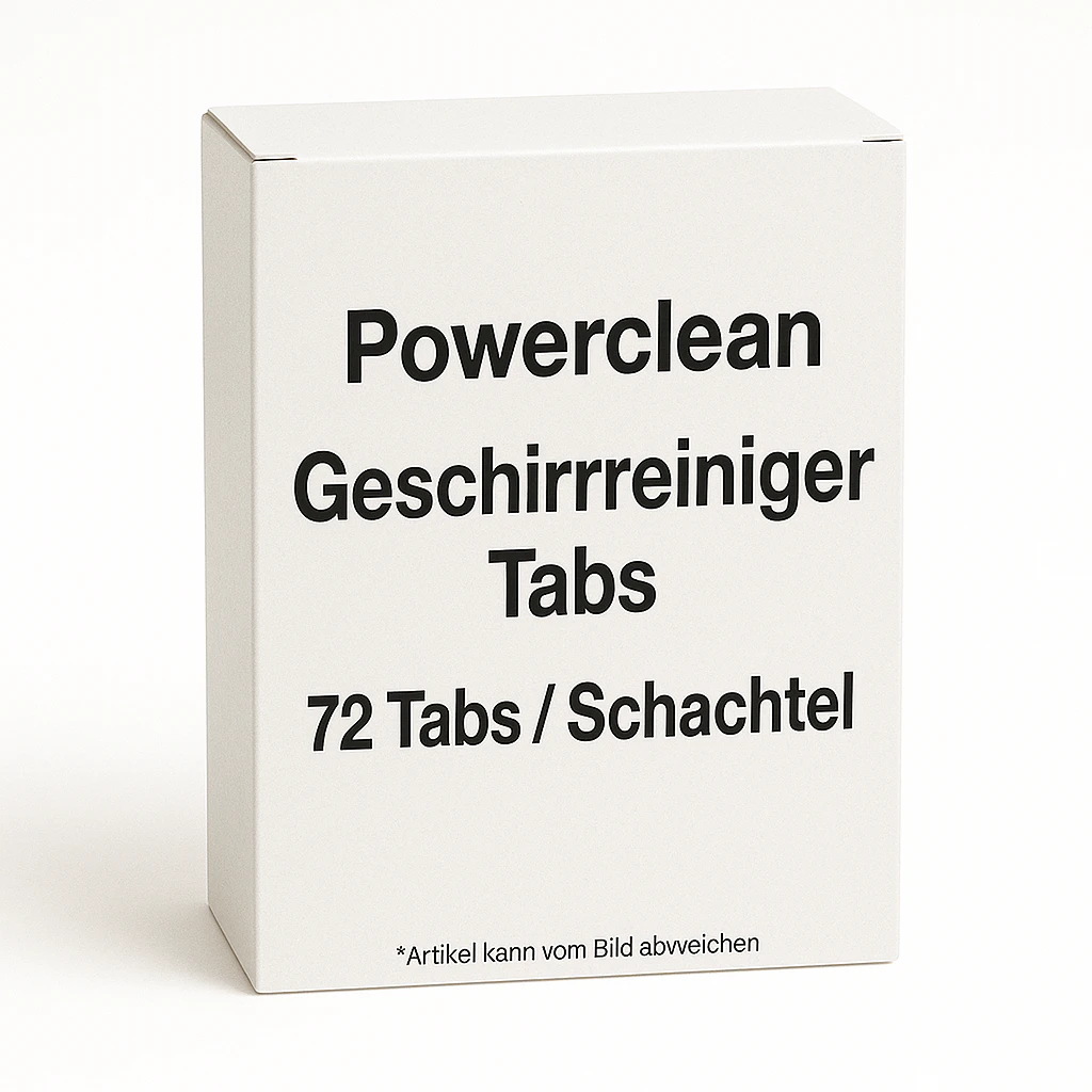 Powerclean Geschirrreiniger Tabs 72 Tabs / Schachtel