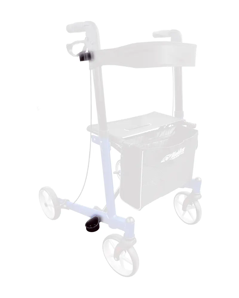 Stockhalter für Panther Rollator (Set mit Klemme und Becher)