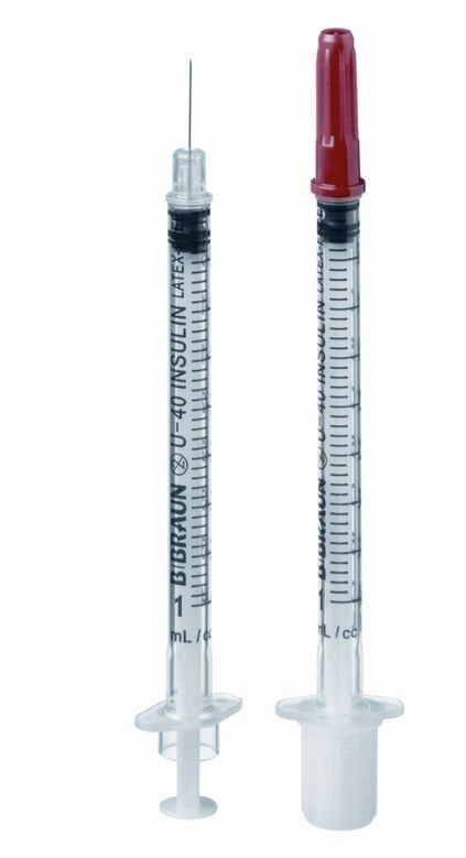 Omnican 40 Insulinspritze 1 ml/ 40 I.U. für  U-40-Insulin