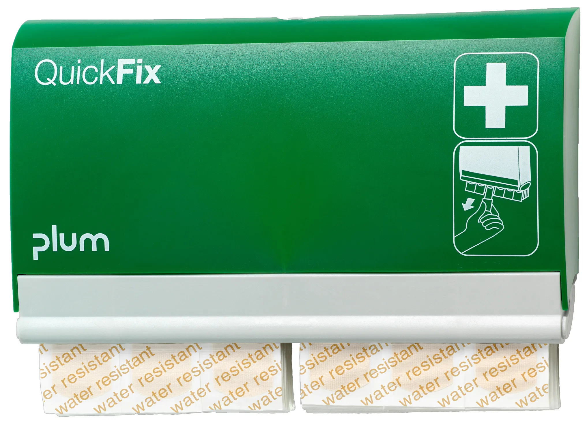 QuickFix Pflasterspender + 2x 45 water resistant Pflastern