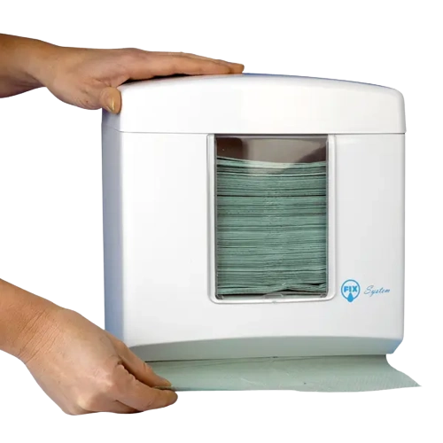 Handtuchspender Kunststoff 255x250x120 mm weiß Handtuchspender Kunststoff 255x250x120 mm weiß