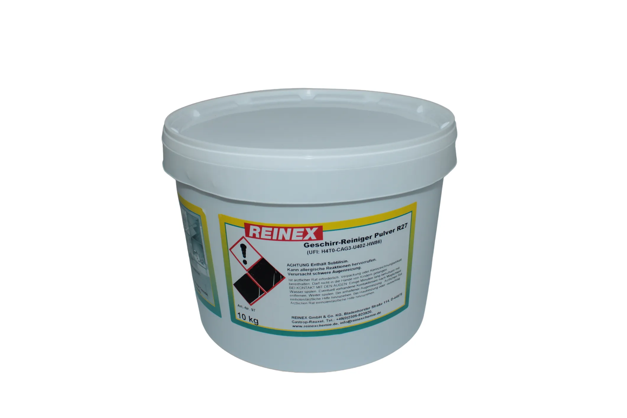 R27 Geschirr-Reiniger Pulver, 10 kg R27 Geschirr-Reiniger Pulver, 10 kg