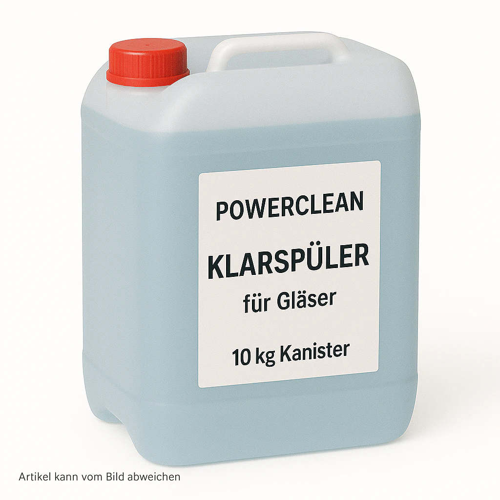 Powerclean Klarspüler für Gläser 10 kg Kanister