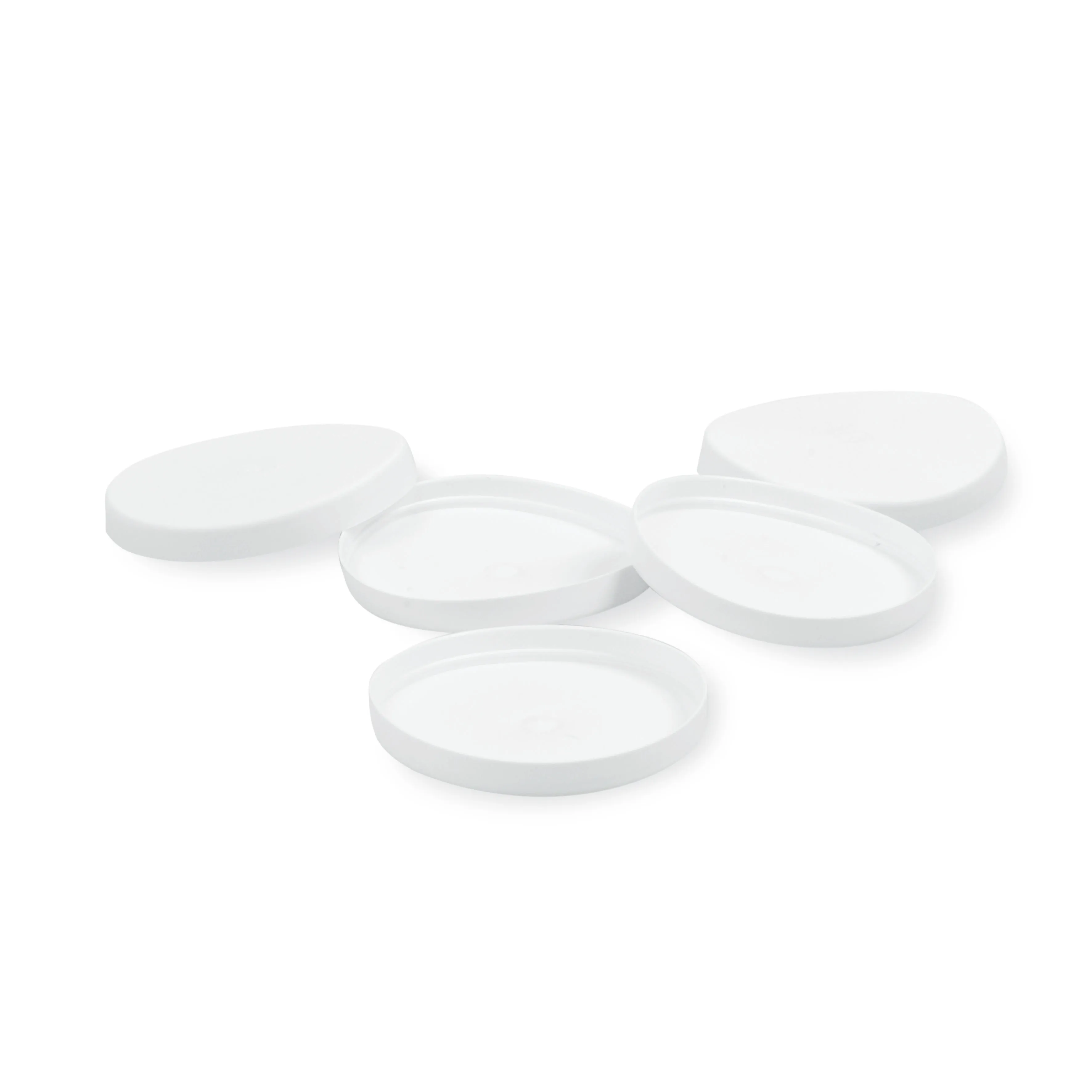 Medizinbecher-Deckel, Weiß 500 Stück