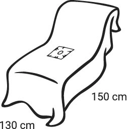 Foliodrape Protect Extremitätentuch, steril, 130 x 150cm,