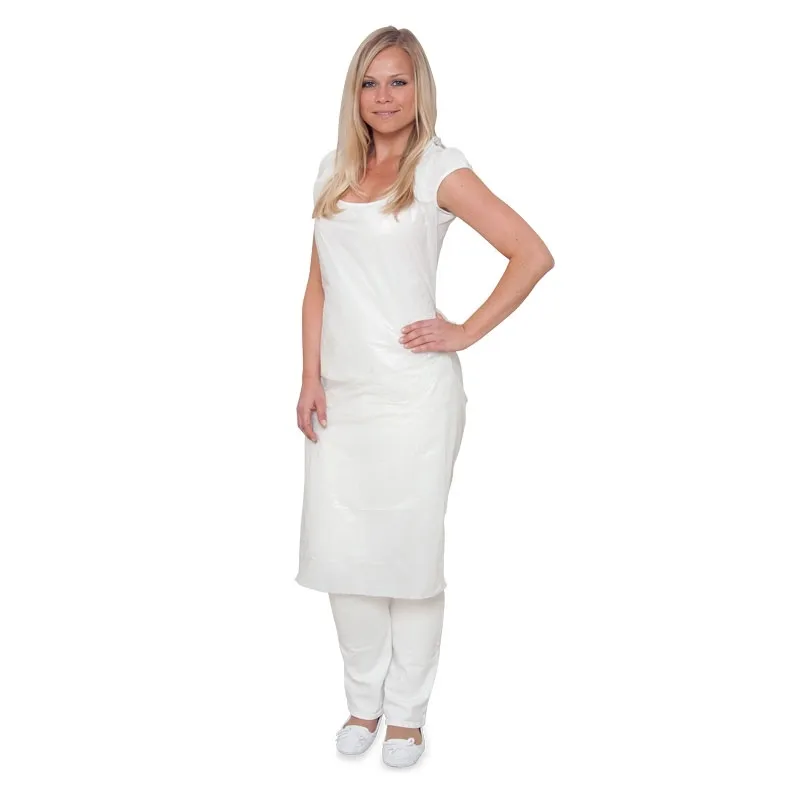 PE-Einwegschürze, weiß