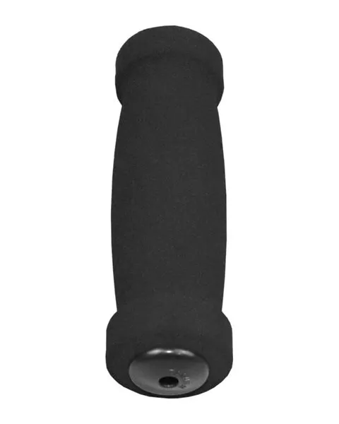 Handgriff aus schwarzem Soft-Schaum mit Endkappe, ø22 mm, L=