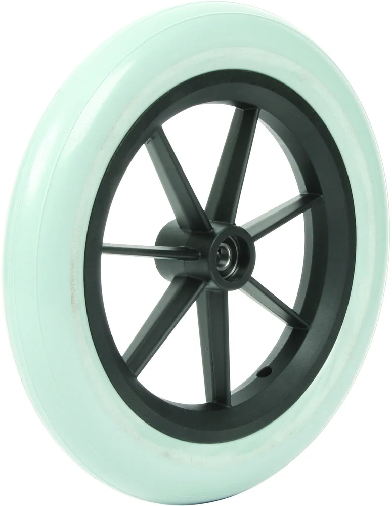 12" PU-Rad 300 x 45 mm, Nabe ø12 x 37/48 mm, seitl. Mont.