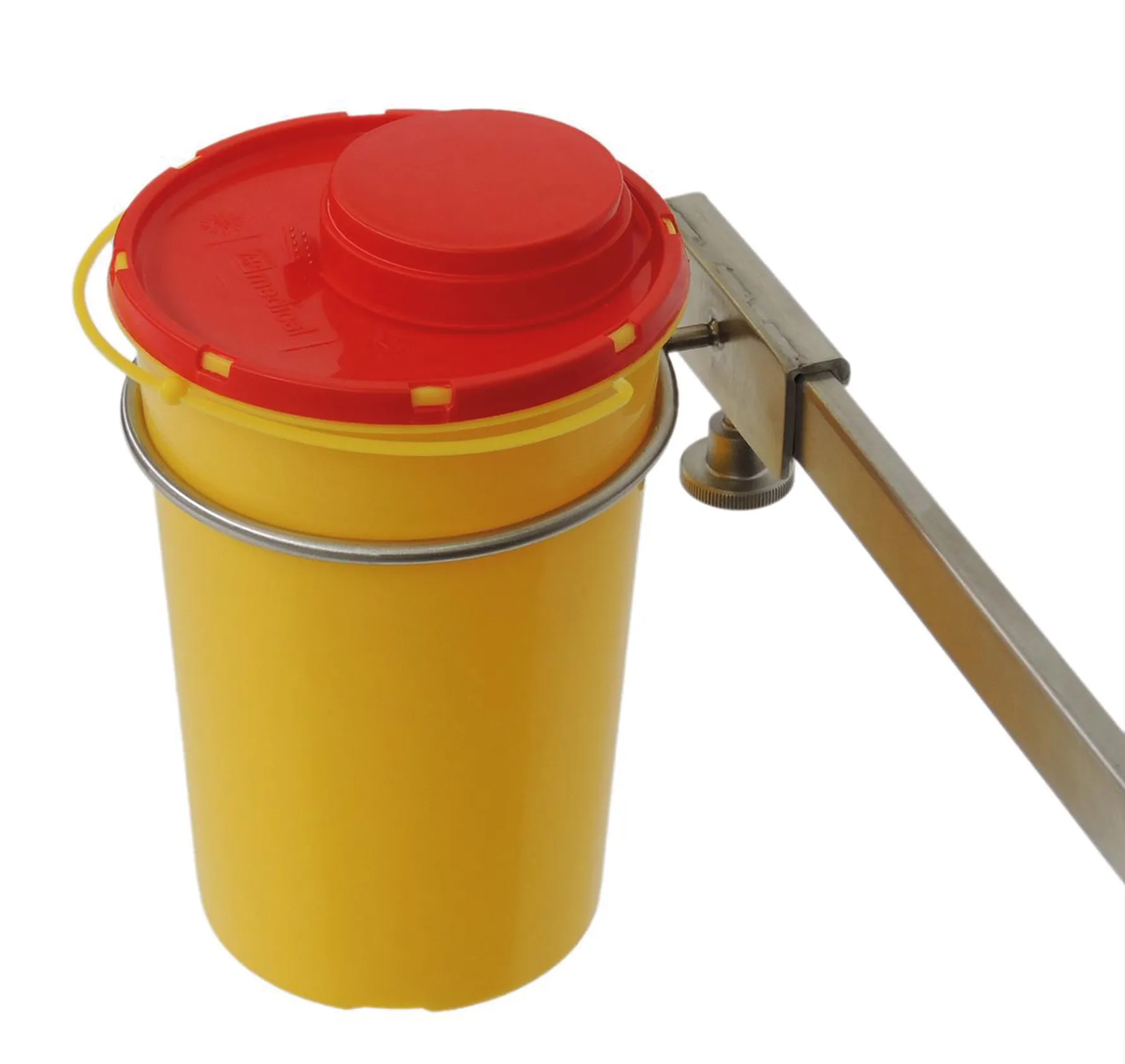 Kanülenabwurfbehälter - Set (Halterung und 10 Behälter)