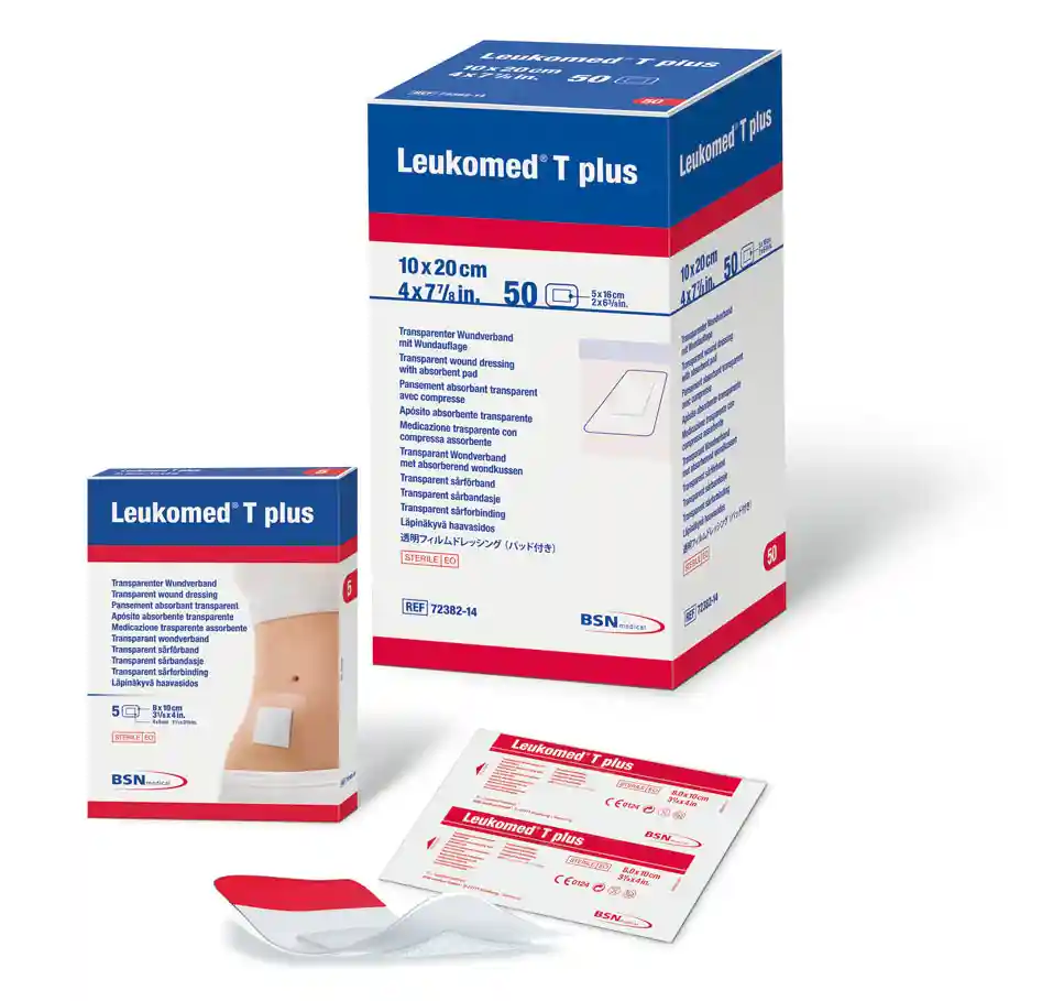Leukomed ® T plus  10 cm x 8 cm / 5 Stück