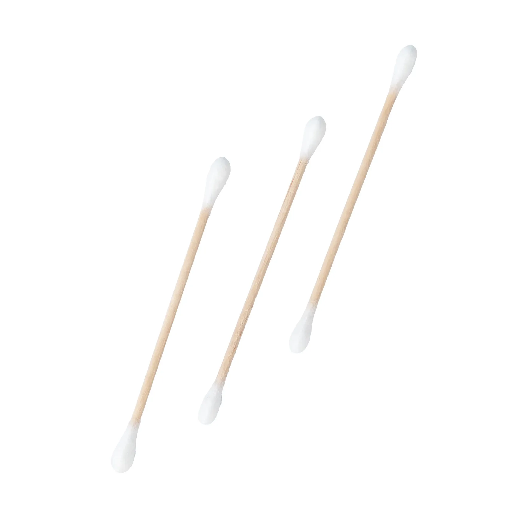 Wattestäbchen WA 7, Holzstab  2 Köpfe, 100 St. Beutel